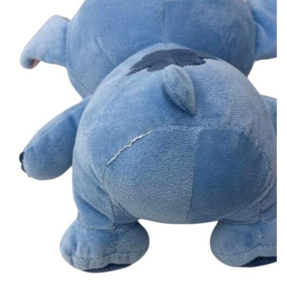 Disney Stitch Plush Toy 10" Soft Blue Stuffed Animal With Embroidered Details - Picture 3 of 3